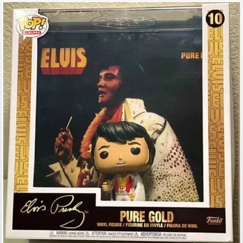New Funko Pop! Elvis Presly Pure Gold Figure #10 2021